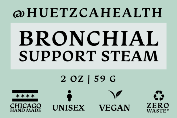 Label of Bronchial Support Steam
